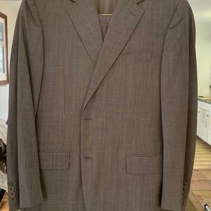 Canali Mens Suit Size is 41 Regular, Gray in color